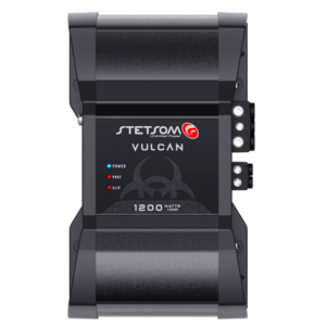 Stetsom Vulcan 1200 Car Audio Amplifier – 1200W RMS, 1-Channel Mono, Class D Full-Range Module [1 Ohm / 2 Ohms / 4 Ohms]