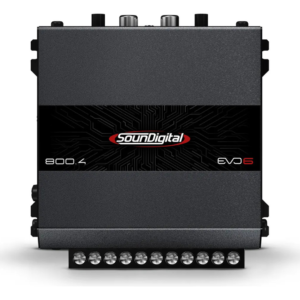 SounDigital 800.4 EVO6 Car Audio Amplifier – 800W RMS, 4 Channels, Class D Compact Module