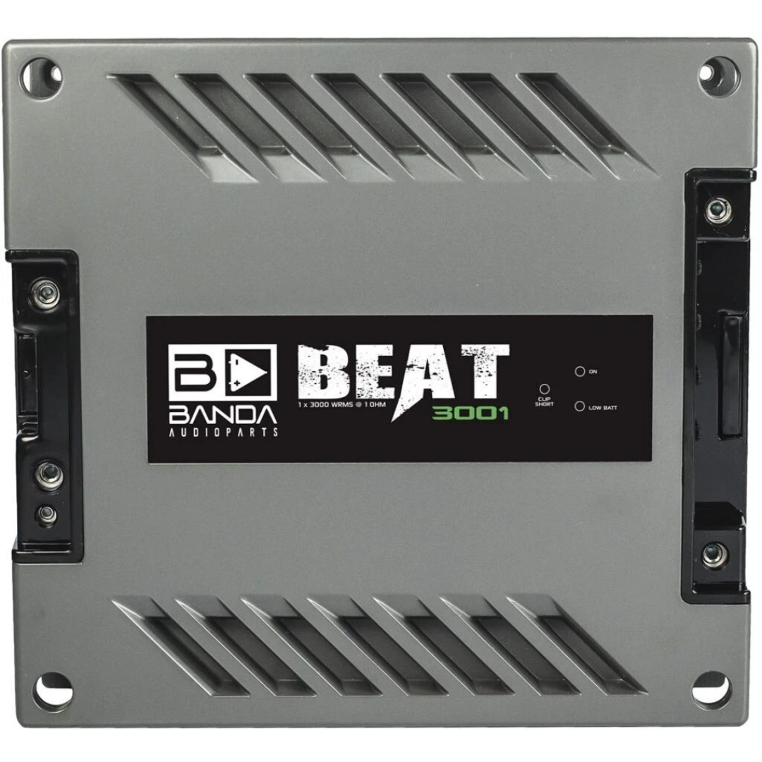Banda Audioparts BD 3001 Mono Amplifier – 3000W RMS High-Power Car Audio Amplifier